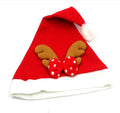 Wholesale Reindeer Antler Santa Hat Felt Christmas Hat Xmas Party Costume Accessory Home Holiday Decor