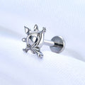 G23 Titanium Eye of Hell Cartilage Earring Nose Septum Piercing Ear Tragus Drops Shape  Segment Ring Face Daith Body Jewelry 16G