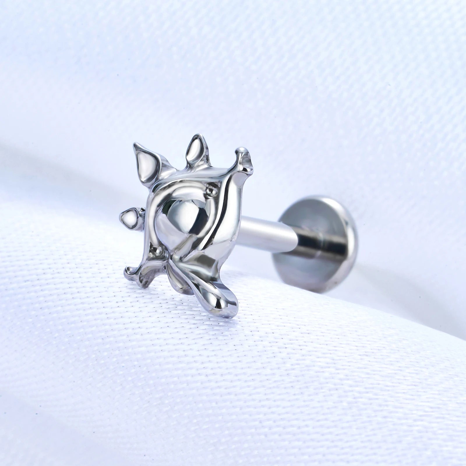 G23 Titanium Eye of Hell Cartilage Earring Nose Septum Piercing Ear Tragus Drops Shape  Segment Ring Face Daith Body Jewelry 16G