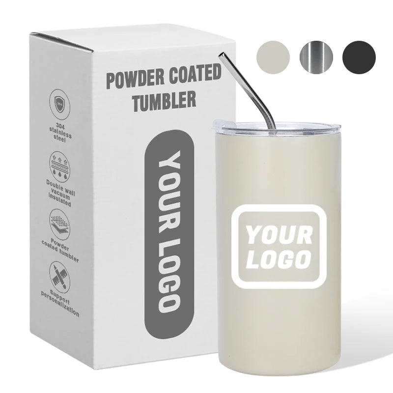 Hot Sale 20oz Metal Leakproof Beer Tumbler Stainless Steel Insulated Thermos Coffee Tumbler With Straw