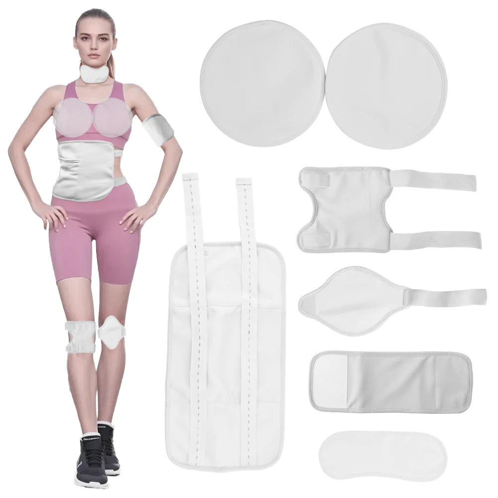 Abdominal Castor Oil Packs Reusable Castor Oil Wrap for Neck and Body