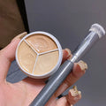 Makeup Three-Color Full Coverage Color Women's Concealer Palette