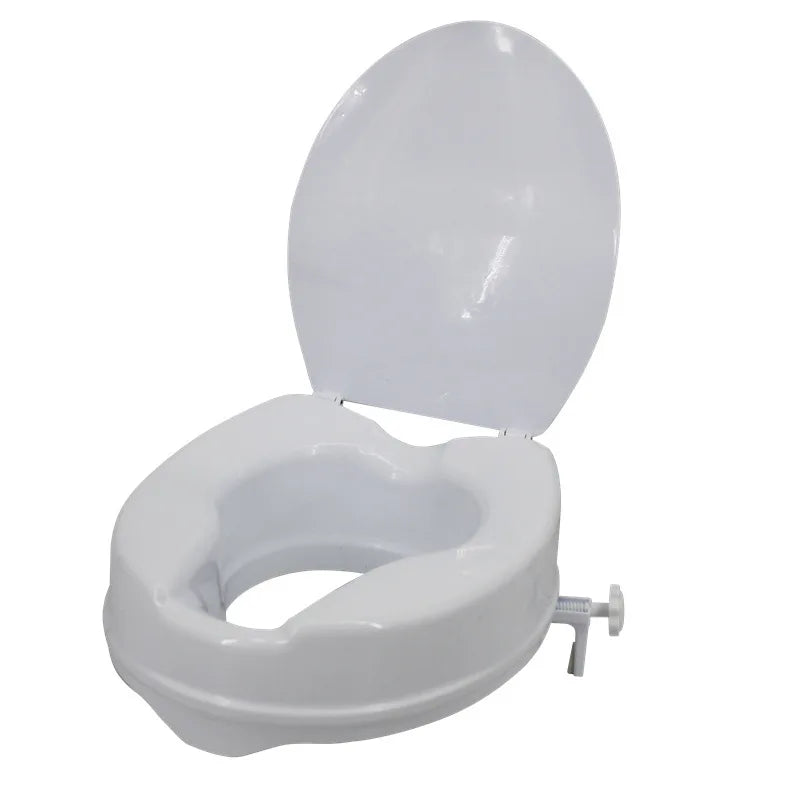 4 Inch Raised Toilet Seat With Lid Toilet Assist Seat Riser