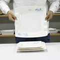 Wholesale Diameter 8'' 9'' 10'' 12" White Square Outdoor Melamine Dinner Plate for Restaurant