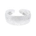 Silver Plated Metal Elephant Bangle Bracelet Fashion Stripes Open Design Women Jewelry Accessory