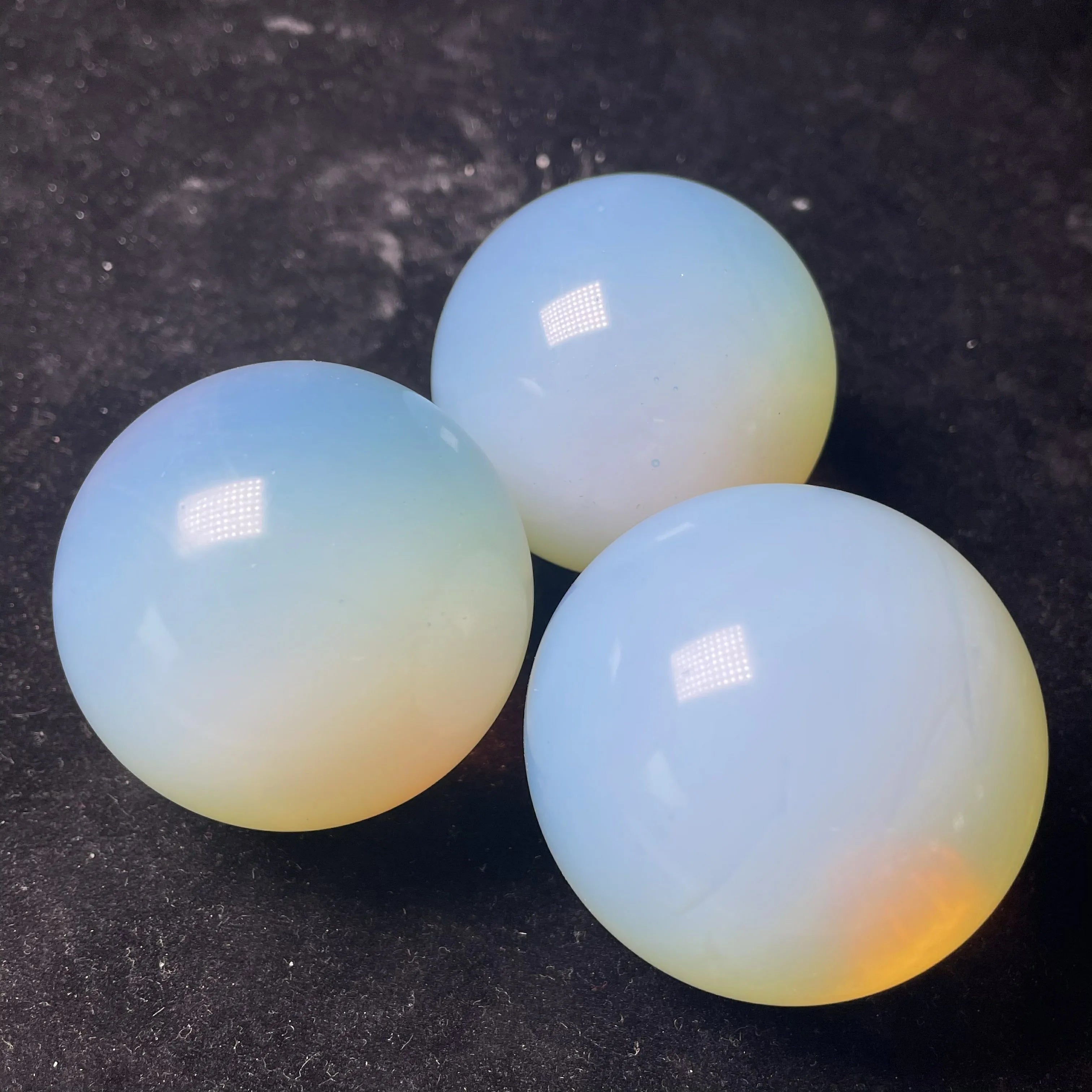 Wholesale Natural Polish Opal Stone Argenon Ball Crystals Healing Stones Opalite Sphere for Home Decor