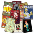 Enjoy Beer Vintage Metal Plate Tin Signs 20cm X 30cm Retro Wall Decor for Lounge Bar Cafe Home Kitchen Restaurant