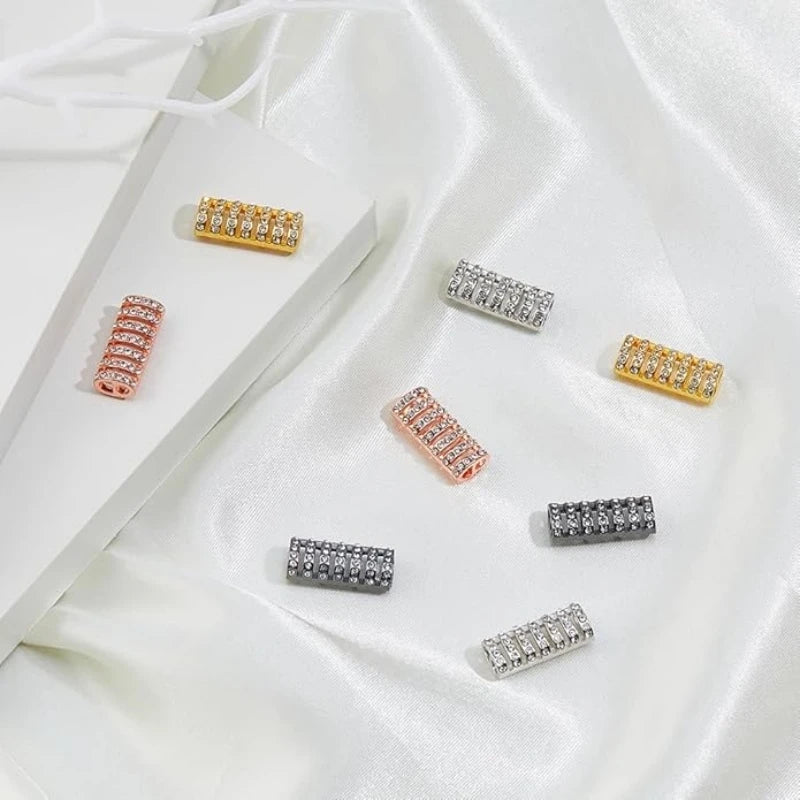 14mm 18mm 20mm 22mm 24mm Watch Band Making Hollow Metal Beaded Watch Band Diamond Adapters