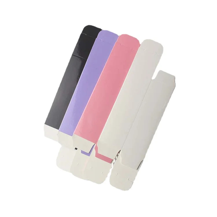 New Arrival Color Folding Skincare Cosmetic Paper Box Custom Lip Gloss Perfume Sample Packaging Boxes