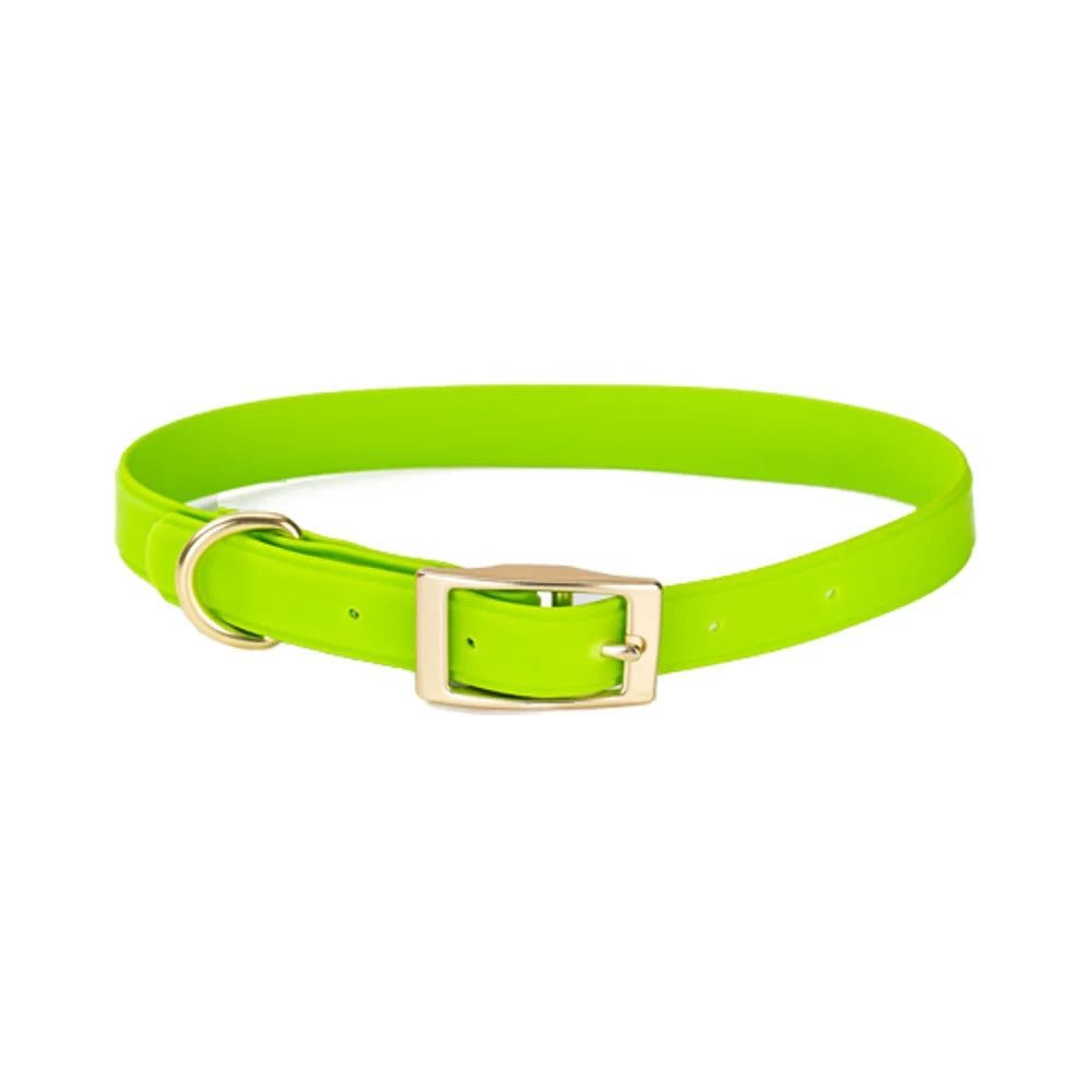 Wholesale Customizable Fashion Dog Training Accessory Durable Waterproof Plastic Collar Personalized Neon Glowing Charm Stock