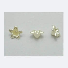 12mm Imitation Pearl Material Flower Shape Beads for Handmade Crafts Jewelry Decoration Making Acrylic Stamen Beads