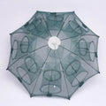 Wholesale 6/8/10/12/16/20 Entry Nylon Green Umbrella Shrimp Fishing Trap Net