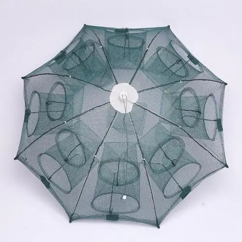 Wholesale 6/8/10/12/16/20 Entry Nylon Green Umbrella Shrimp Fishing Trap Net