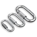 Factory AISI304/316 Stainless Steel Quick Link Carabiner D Shape Chain Links