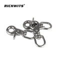 Stainless Steel 304 Scissor Snap Hook Lobster Claw Carabiner Swivel Trigger Snap Hooks