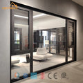 Aluminum Casement Window with Fly Screen Energy Efficient Double Glazed Window for Modern House