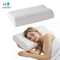 Breathable Therapeutic Ergonomic Orthopedic Contour Wave Shape Almohadas Ortopedicas Memory Foam Pillow with Removable Cover