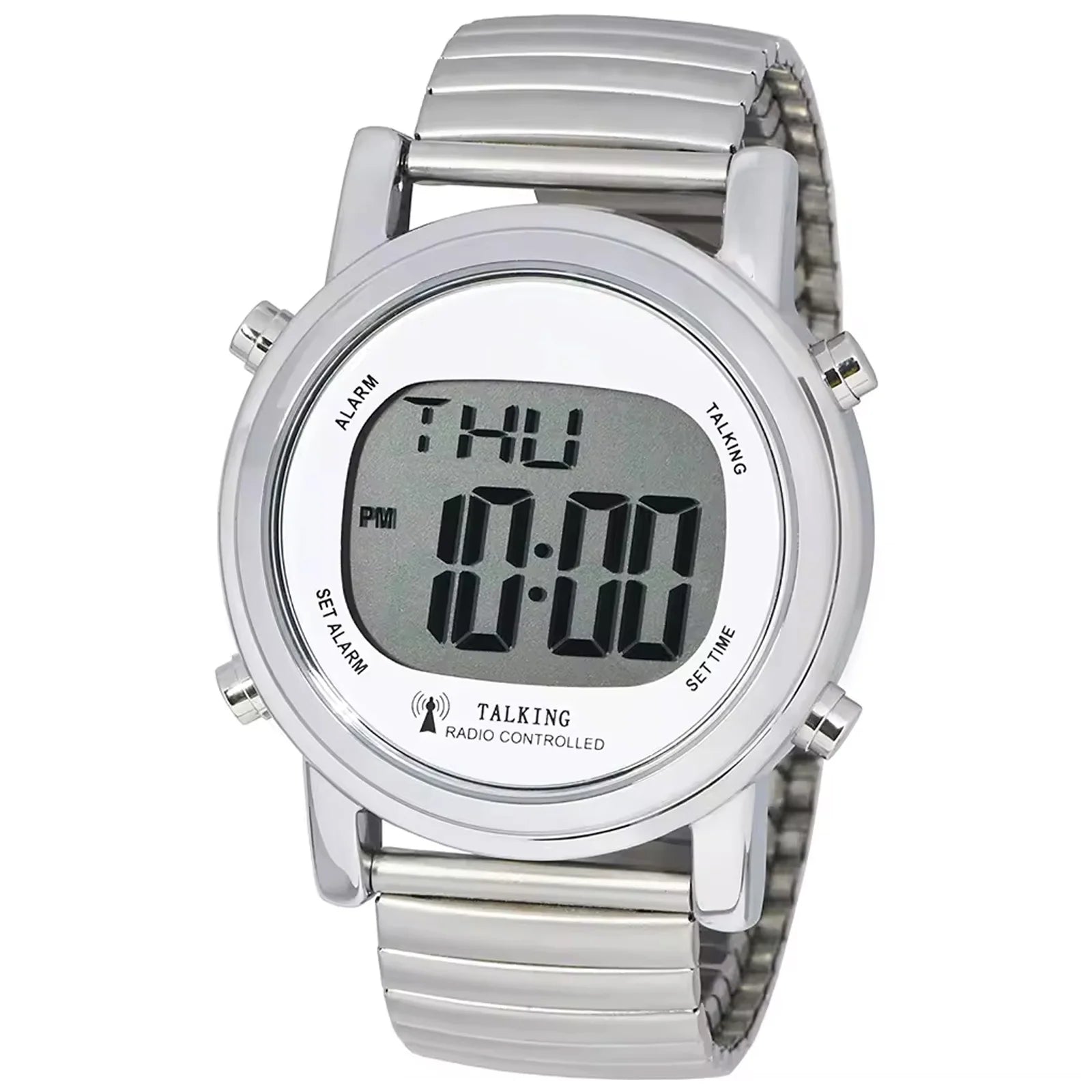 Talking Watch for Blind Spanish Men Elderly Visially Impaired Italian Arabic Russian Digital Talking Watch French for Blind