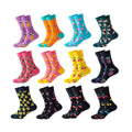 OEM Manufacturer's Funny Novelty Tube Sock for Yong Boy Teen Girls Fruits in Zhuji Woven Technique with Custom Logo Bottom Body