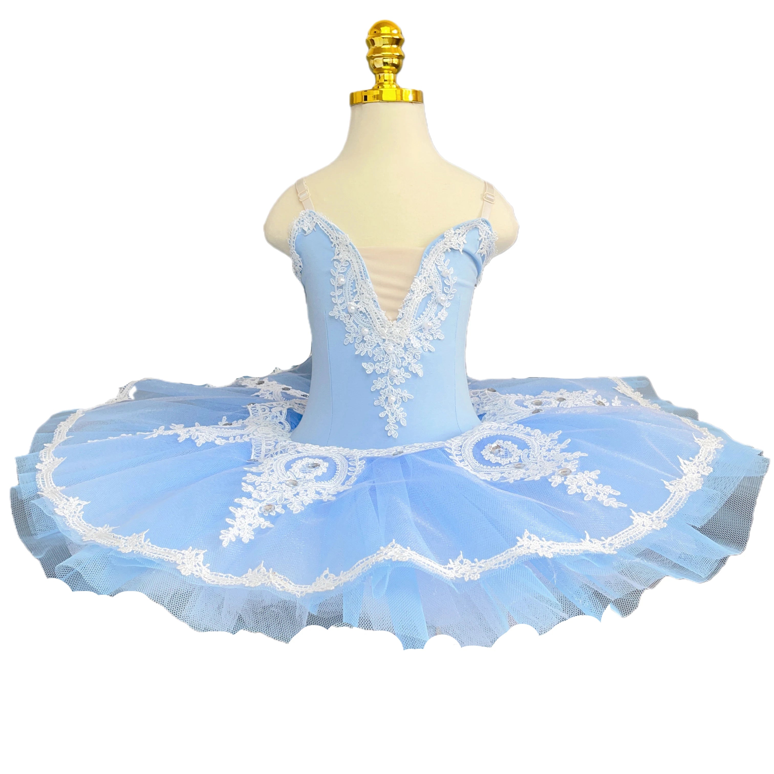 White Children's Ballet Skirt Performance Dress Female Professional Puffy Yarn TUTU Swan Lake Beauty Stage Costume