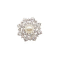 Wholesale 40mm Elegant Rhinestone Pearl Brooch Fashion Jewelry for Wedding Bridal Party Engagement Anniversary Children's Gifts