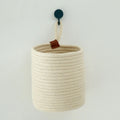 China Supplier Produce Home Organizer Sewing Cotton Rope Storage Basket