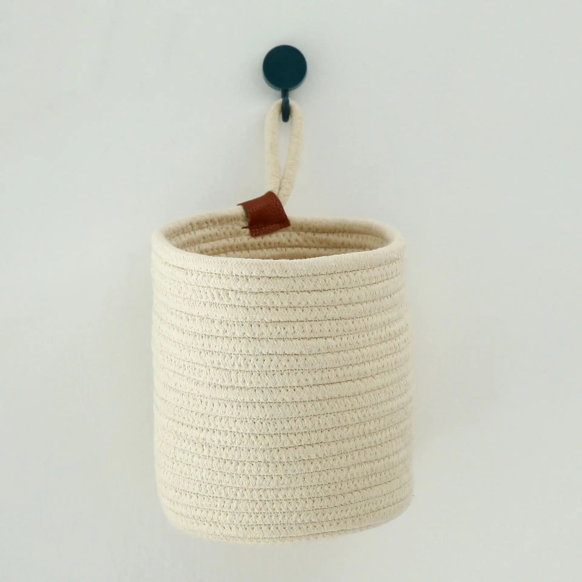 China Supplier Produce Home Organizer Sewing Cotton Rope Storage Basket
