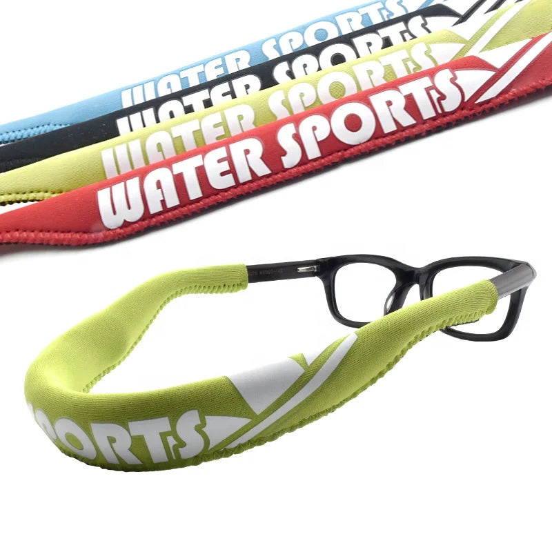 Custom Neoprene Safety Elastic Sunglasses Rope for Outdoor Water Sports Personalized Floating Glasses for Surf Swim & Fishing