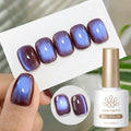 BORN PRETTY 10ml Indigo Eggplant Colored Cat Magnetic Gel Nail Polish New Ultra Shine Soak Off UV Gel Nail Art Varnish Supplies