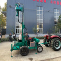 Hydraulic 32HP Trailer Type with Foldable Mast Small Drilling Machine for Borehole Portable Diesel Water Well Drilling Rig