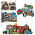 Factory Direct Sale Rome Italy 3D Resin Eco-friendly Traditional Creative Style Magnetic Stickers Travel Souvenirs Refrigerator