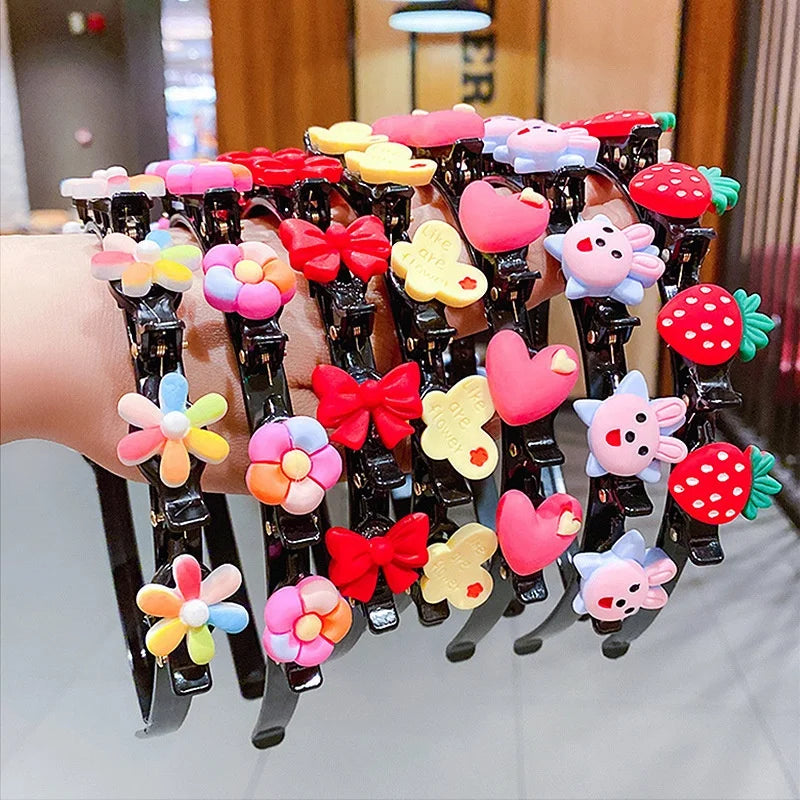 Summer Children's Hairpin Girl Baby Press Hairband Braided Hairpin