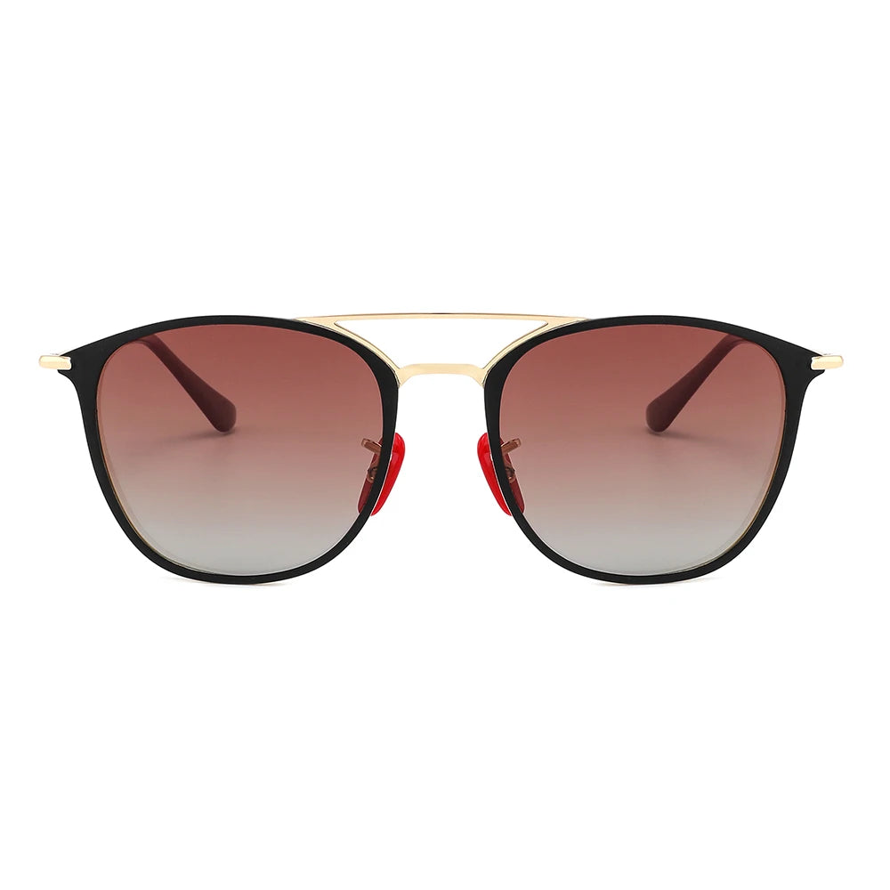 VIFF GLT9014 Stainless Steel Women's Polarized Sun Glasses Custom Logo Sunglasses