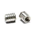 Ingks Stainless Steel/Carbon Steel/Zinc Fish Scale Knurled Hex Insert Nuts with Customization