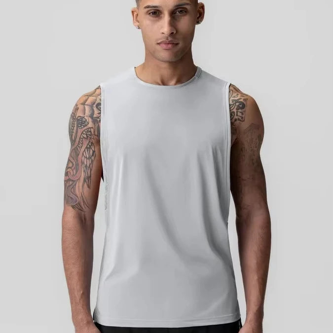 Sports Running Basketball Biker Training Tank Top Bodybuilding Fitness Sleeveless Gym Vest for Men