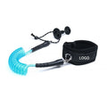 Durable Bodyboarding Coiled Rope Arm Leash Stainless Steel Swivel for Paddle Boarding Ocean Use Custom Foil Straps Stoppers