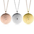 Stainless Steel Classic Children's Pendants Jewelry Japanese Technology Quantum Science Energy 12 Stones Rose Gold Plated for