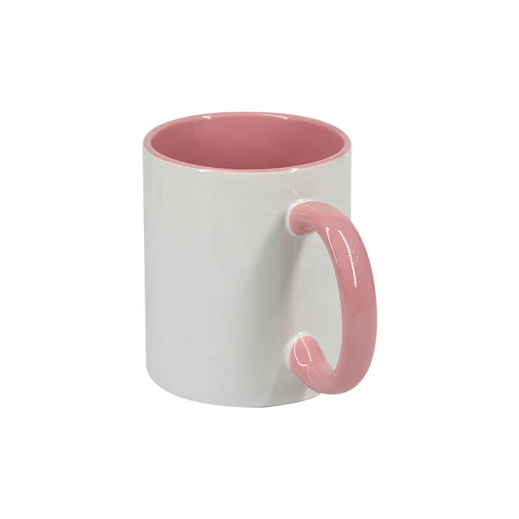 Wholesale Personalized Inner Color Sublimation Ceramic Cups Coffee Mugs for Valentines Gift Wholesale Personality Ceramic Mugs