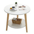 Jiuyi Mini Round Table Sofa Dining Table in Bedroom Balcony Bedside Minimalist and Creative Small Coffee Table
