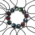 G1359 12 Zodiac Sign Pendant Luminous Glow in the Dark Jewelry Astrology  Horoscope Glow in the Dark Necklace