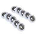 Clear Plastic Roller Doors Pulley Roller Wheel BSR62525-9 5x25x9mm Cabinet Roller Door
