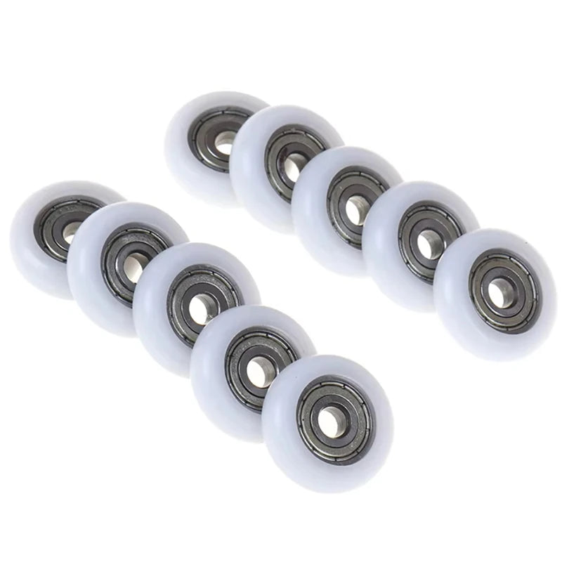Clear Plastic Roller Doors Pulley Roller Wheel BSR62525-9 5x25x9mm Cabinet Roller Door