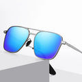 New Men's A745 Double Beam Sunglasses UV400 Metal Polarized Silver Black White Gold Colors Tac Wholesale Fashionable Design