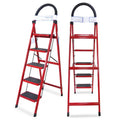 Portable Multifunctional Household Ladder Heavy-duty Steel Ladder Thickened and Foldable Ladder