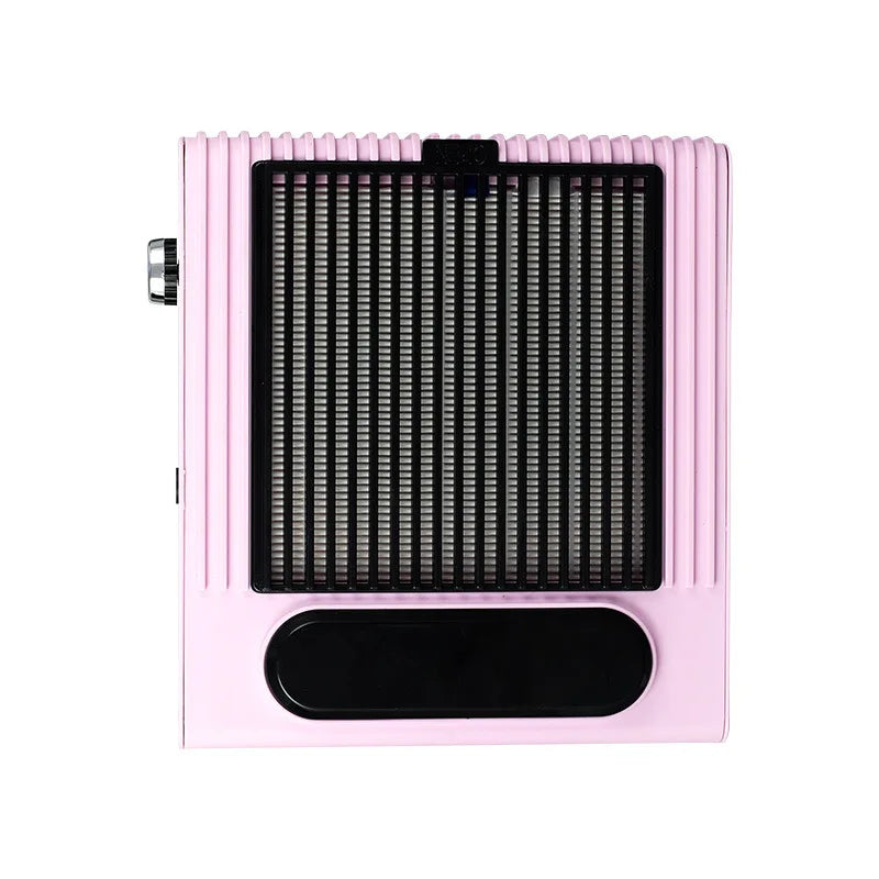 Nail Vacuum Cleaner 80W Strong Power Nail Dust Collector 4500 RPM with Low Noise Reusable Filter Large Cooling Holes