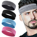 Man Woman Outdoor Portable Thin Polyester Fitness Hair Bands Sports Headband Hair Elastic Sweatband for Yoga Running