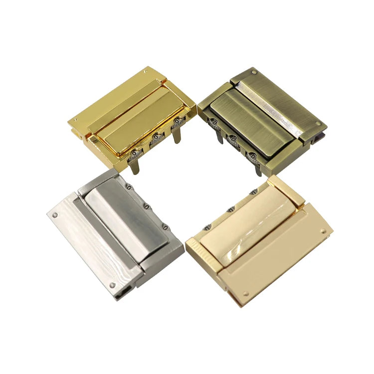 Gold Plating Combination Lock for Handbags Briefcase Password Lock