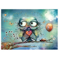 Ever Moment Diamond Painting 5D DIY Cute Owl Tree Balloon Decor Activities for Children 3F2168