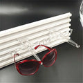 Wholesale Acrylic Transparent Glasses Holder Optical Shop Wall Mounted Card Slot Sunglasses Display Stand