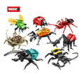Woma Factory 8 in 1 Mini Animals Building Block Brick Bug Insect Toy Kit for Kids (C0632)